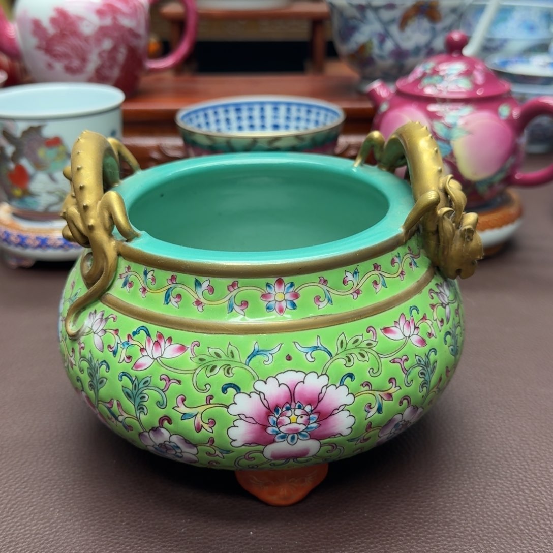 瓷片景德镇仿古手工制作精品展示