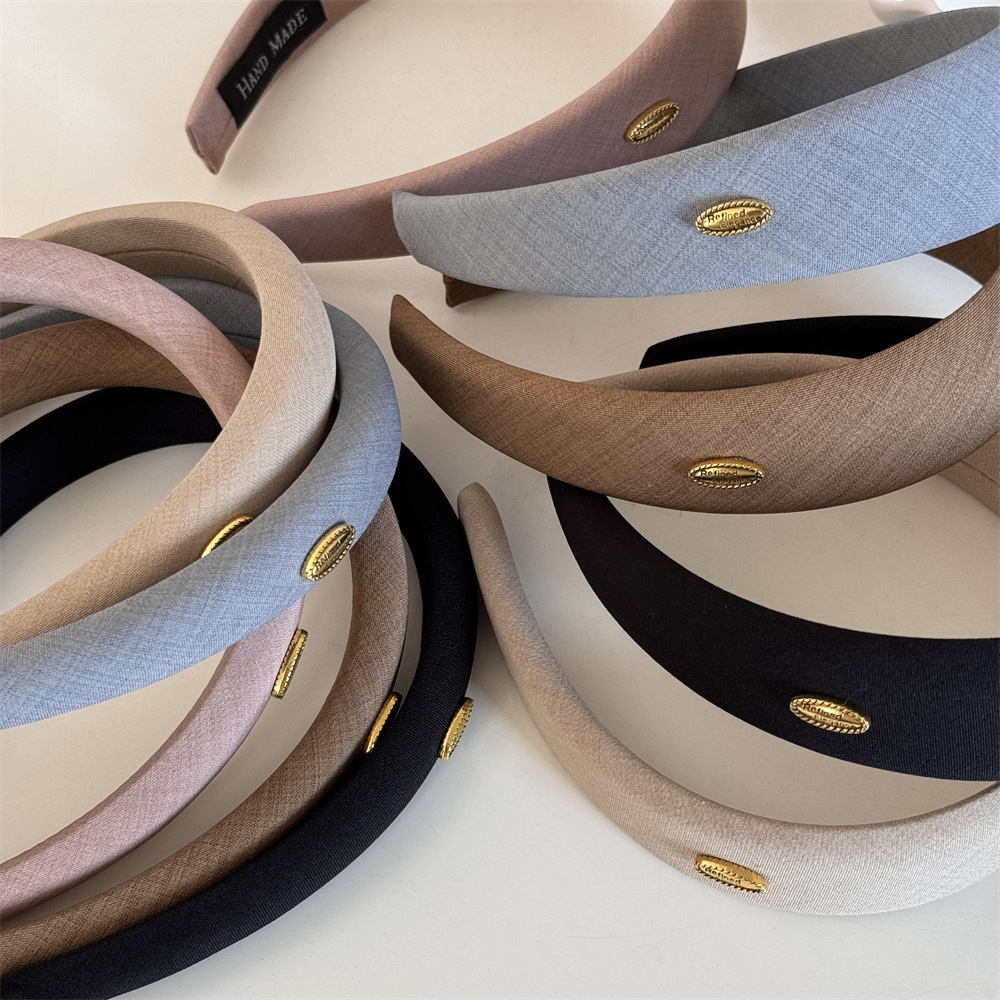  井叩泡菜发饰专用改价链接韩系甜美经典复古羊皮发夹