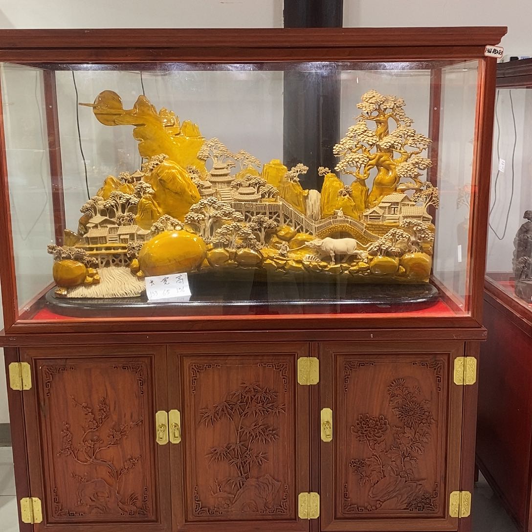 金丝楠清*金丝楠木小叶桢楠摆件