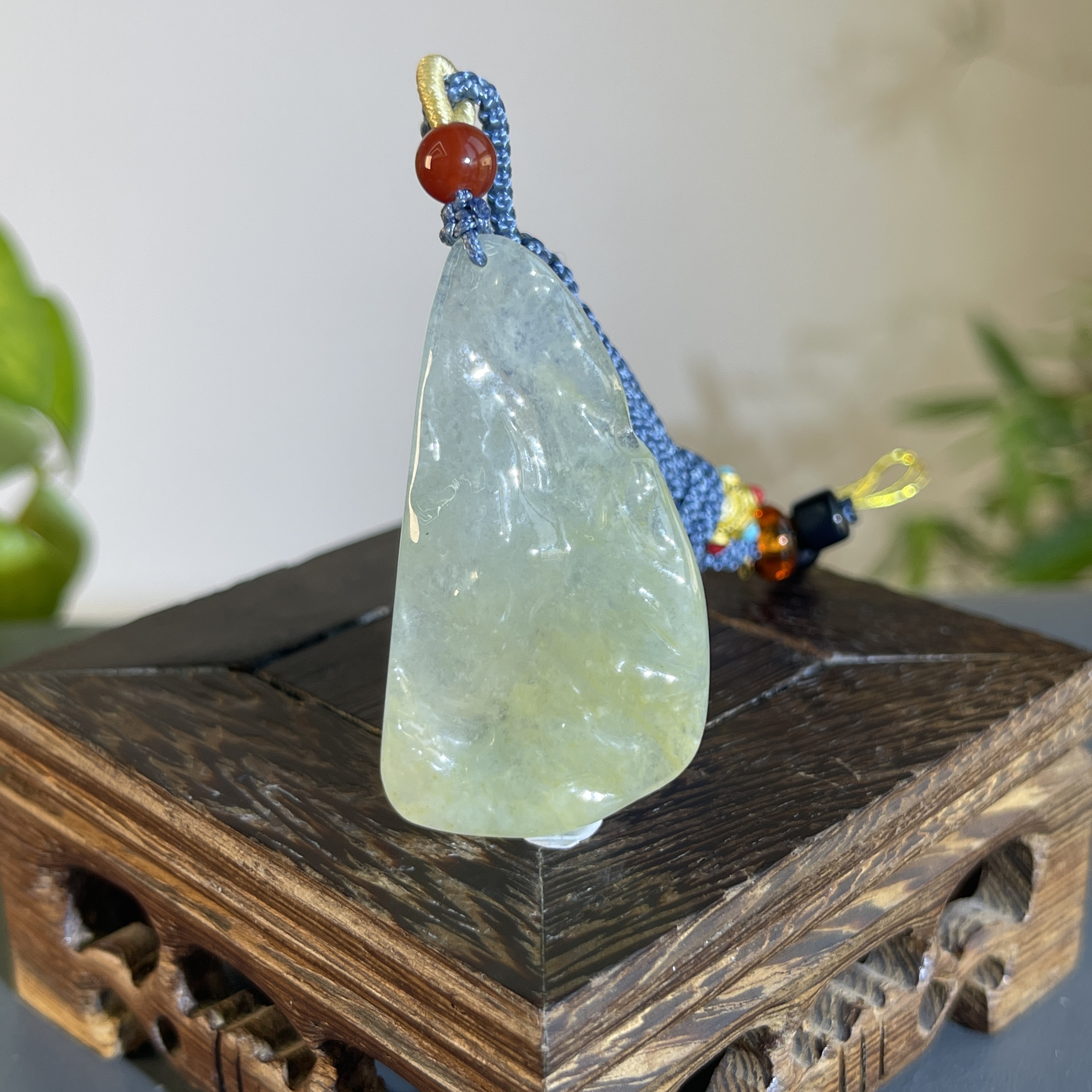 JXW18-22 精品天然翡翠A货原石吊坠