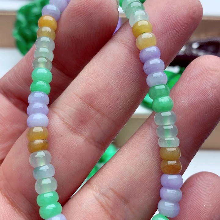 翡翠未镶嵌手链手串