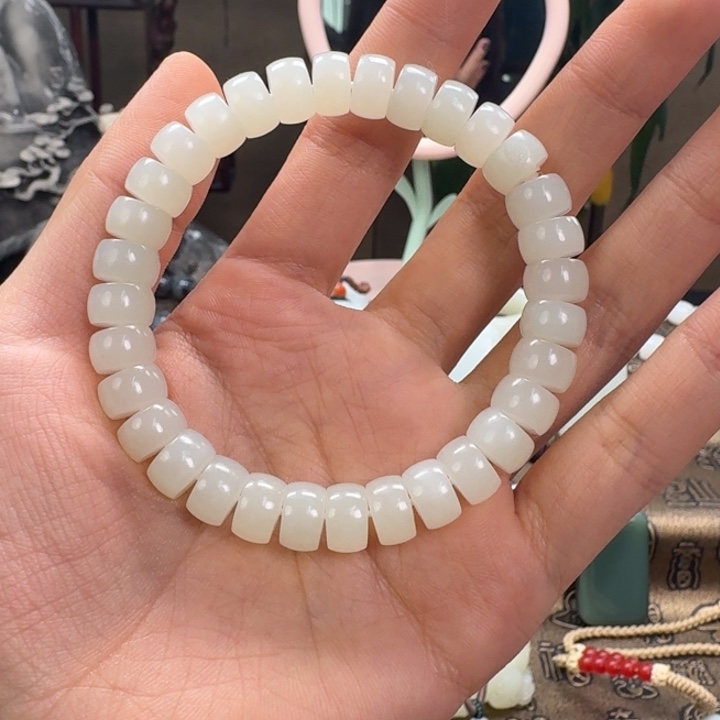 折***桂和田玉未镶嵌手链