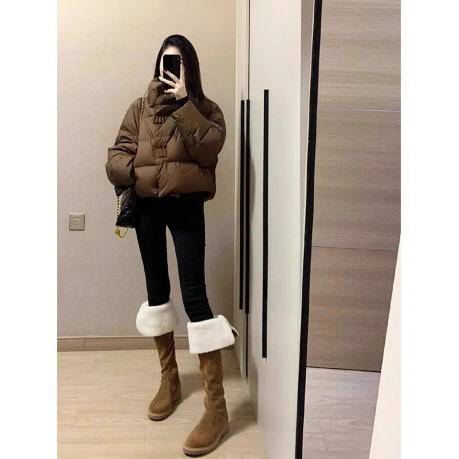 2024年新款棉服女冬宽松加厚短款棉衣棉袄时尚休闲面包服潮流外套