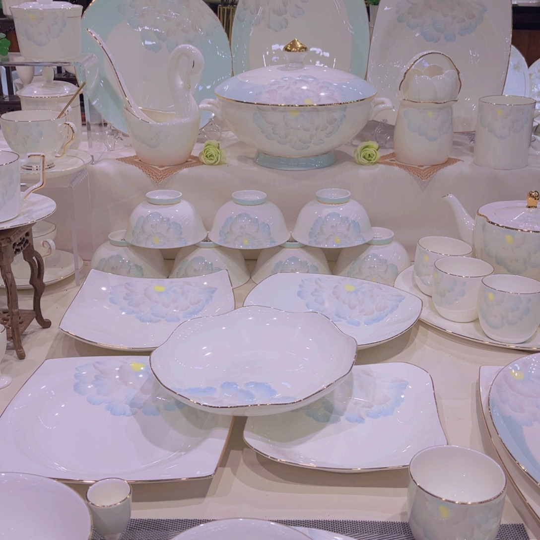 45%以上骨粉骨瓷景德镇不描金邂逅套餐