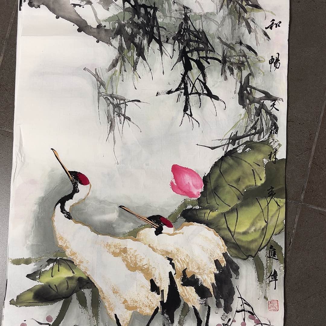 绘画龍***G韩江书画左进伟