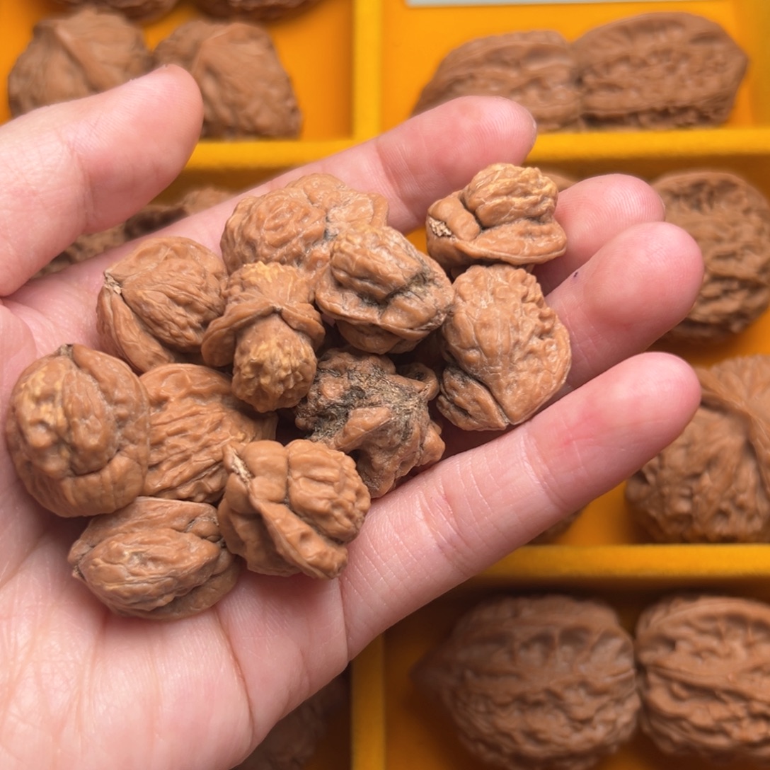 枕***头文玩核桃把件13颗异形