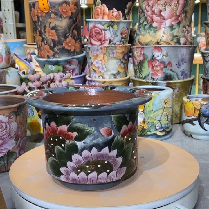 红陶景德镇艺术手绘作品