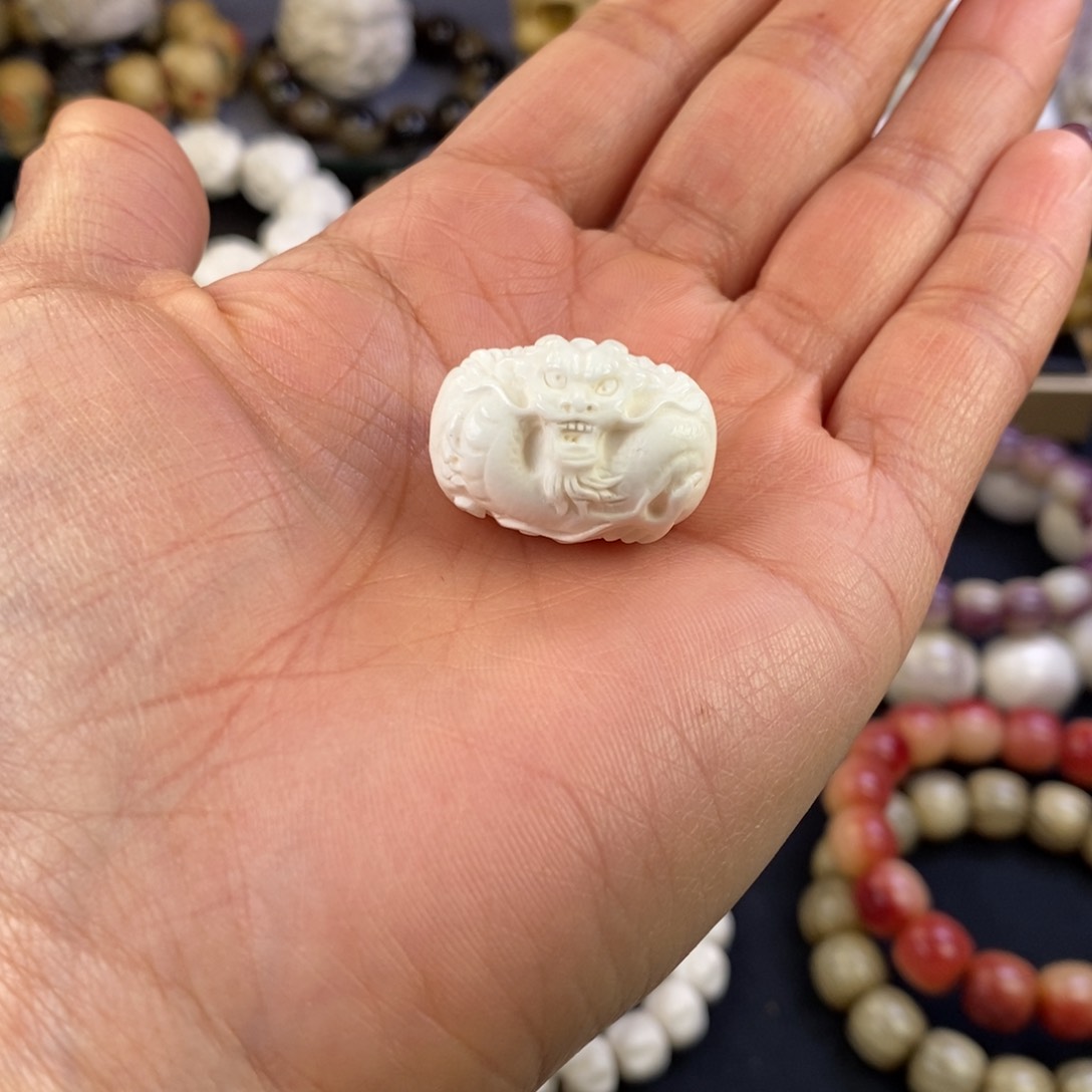 鹿骨把件好看好玩