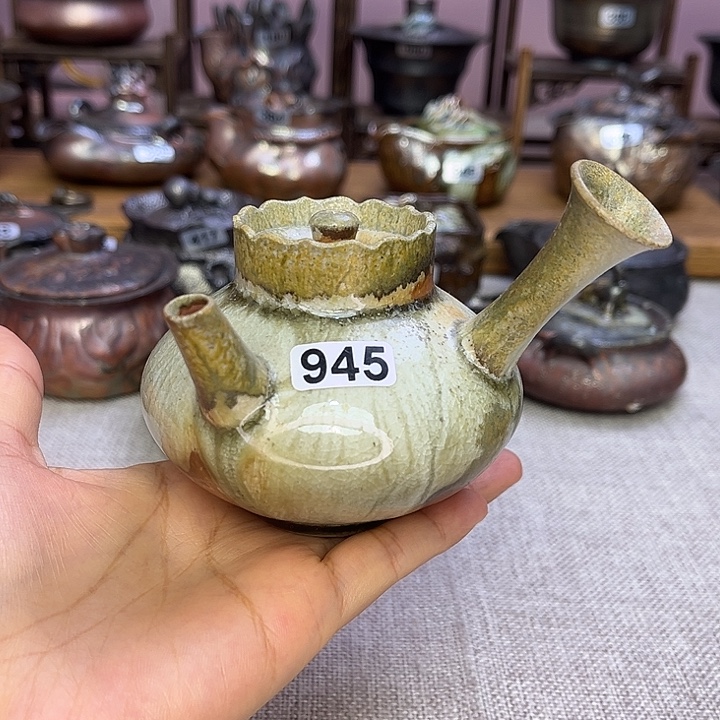 裸柴烧陶瓷手工茶器