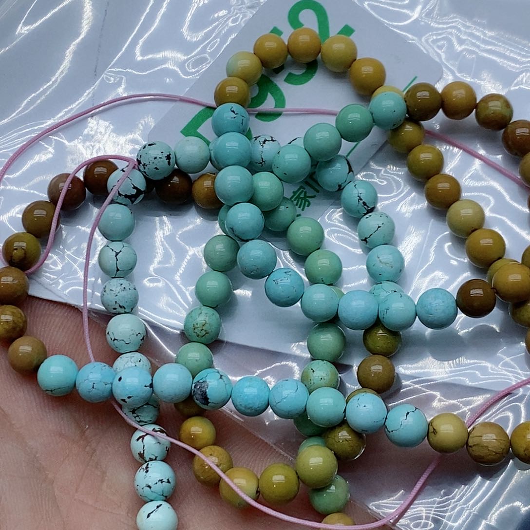 绿松石珠宝奇石未镶嵌