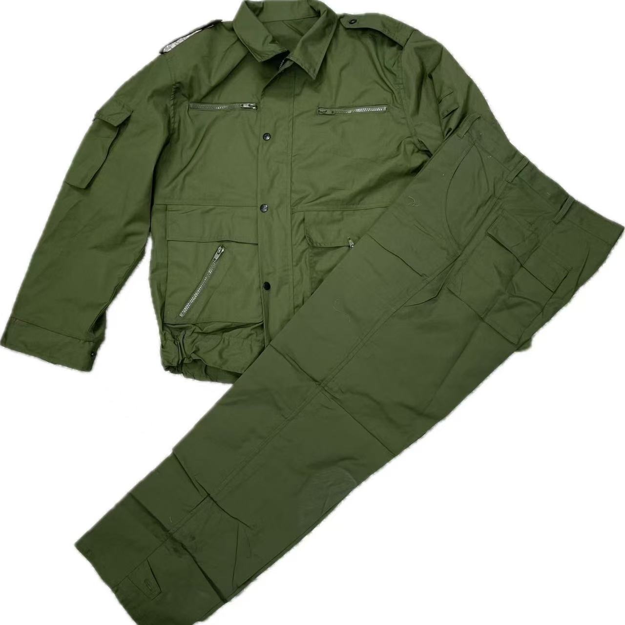 夏季工作服套装 的确良 春秋夏户外工作服