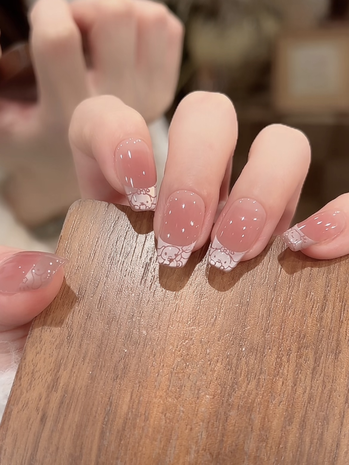茉哉【萌宠玉桂】纯手工定制拆卸穿戴甲A4495 y