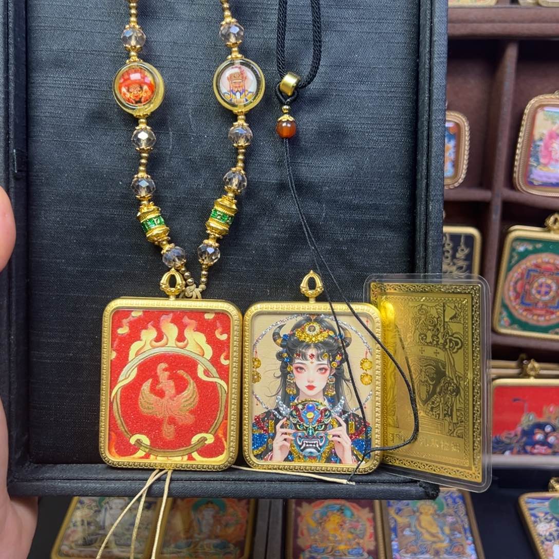 版画美丽唐卡的结缘