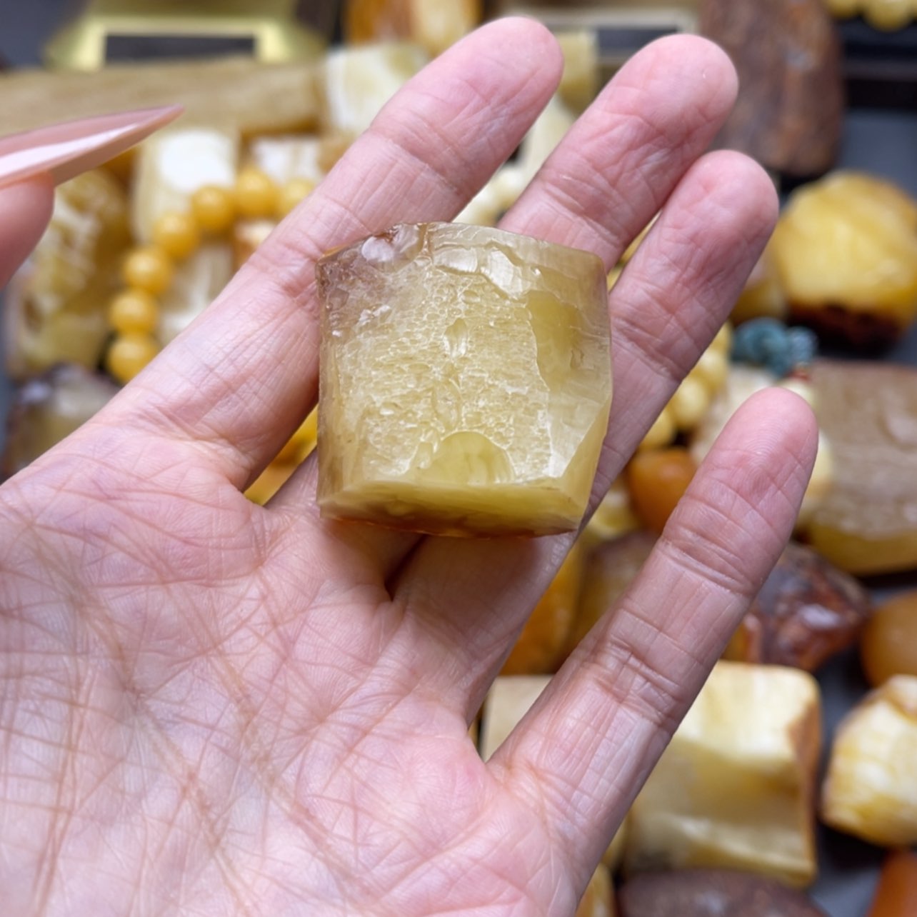 【闪购商品】未镶嵌定制琥珀华****理天然琥珀蜜蜡原石定制