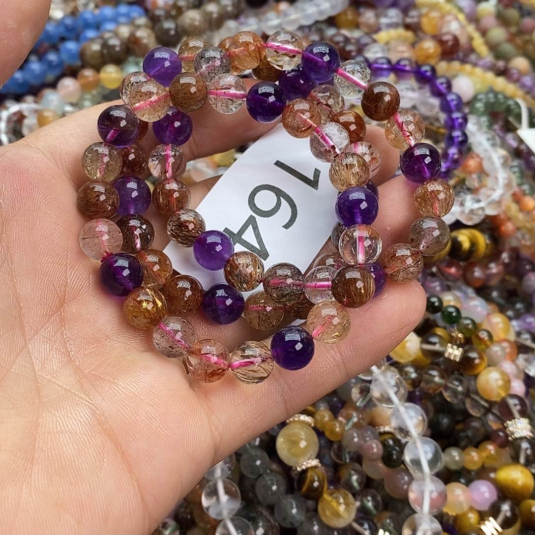 水晶手链未镶嵌手链多样性发其一