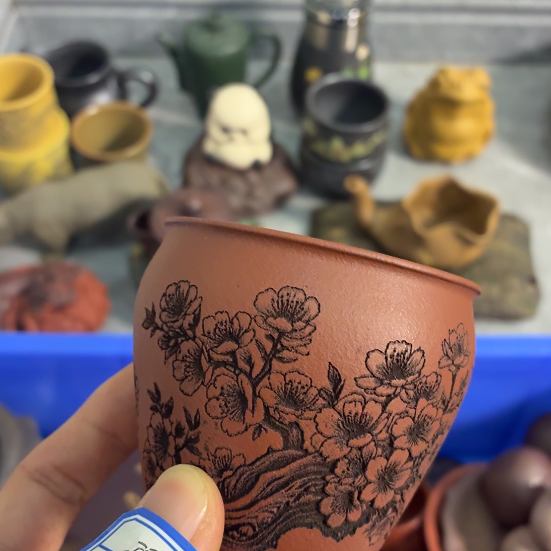 茶杯紫砂瑕疵不退不换介意勿拍