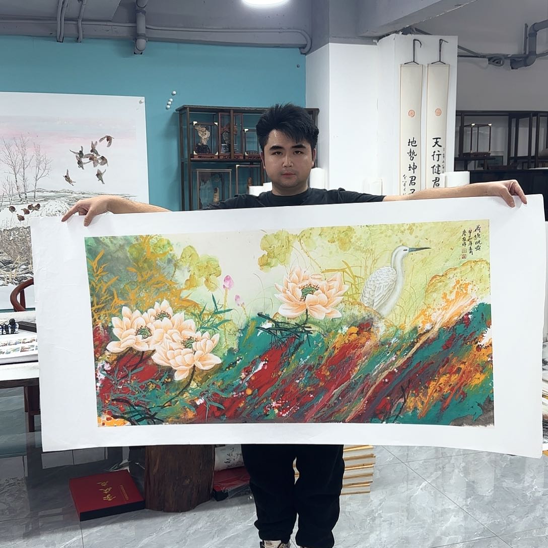 国画国画作品展李老师