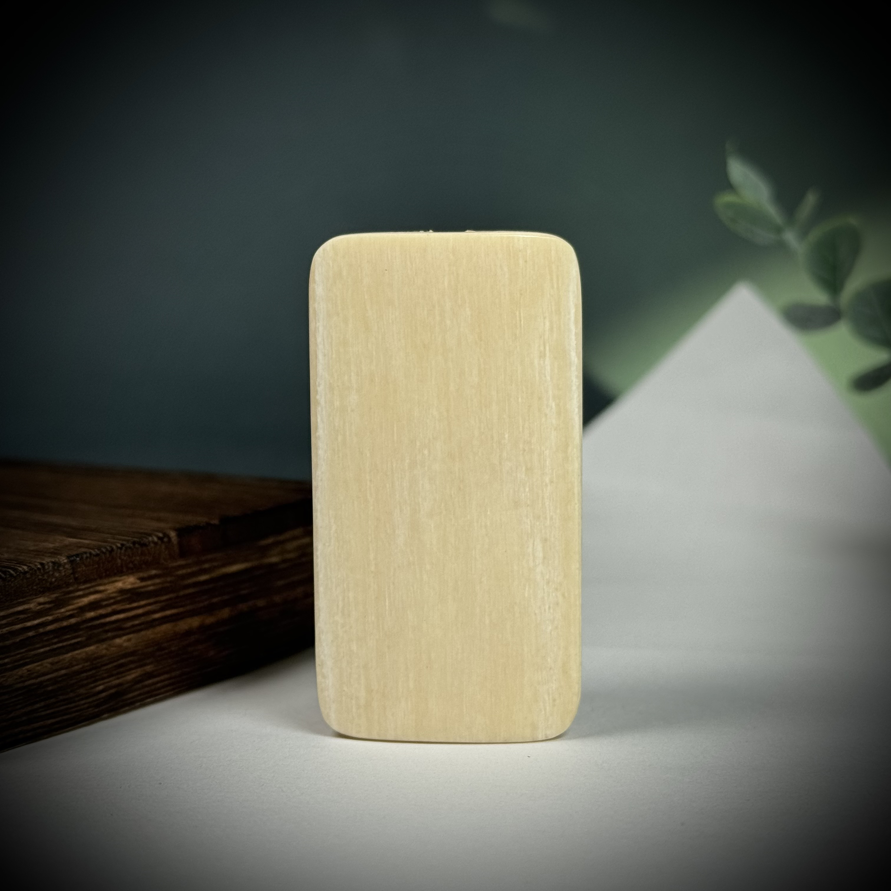 E70-36天然猛犸牙 肥皂28*53*20mm支持复检假一罚十