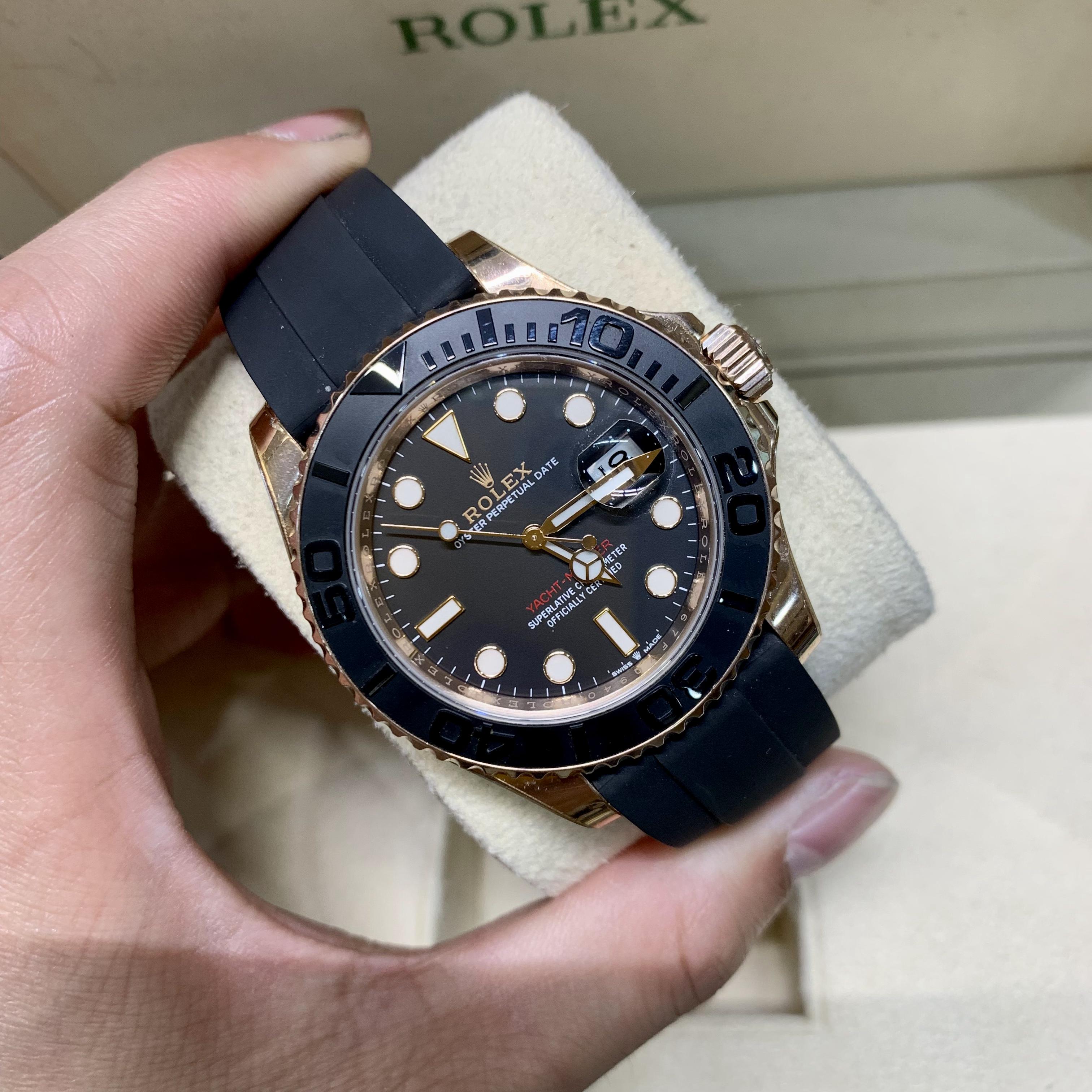 95新 Rolex/劳力士 M126655-0002玫瑰金游艇 保卡 21年10月1日