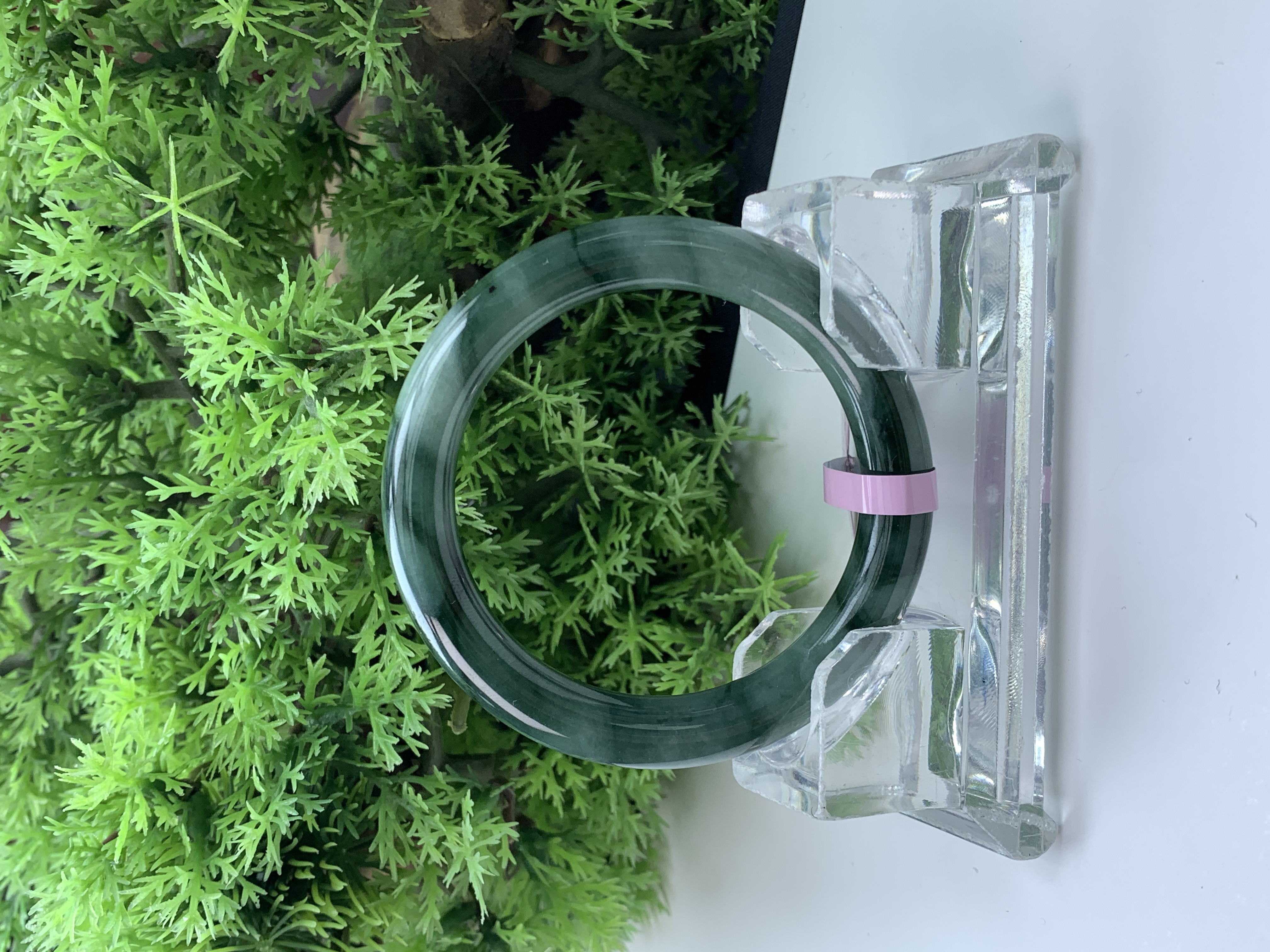 【刘思懿】天然缅甸A货翡翠手镯-J-4