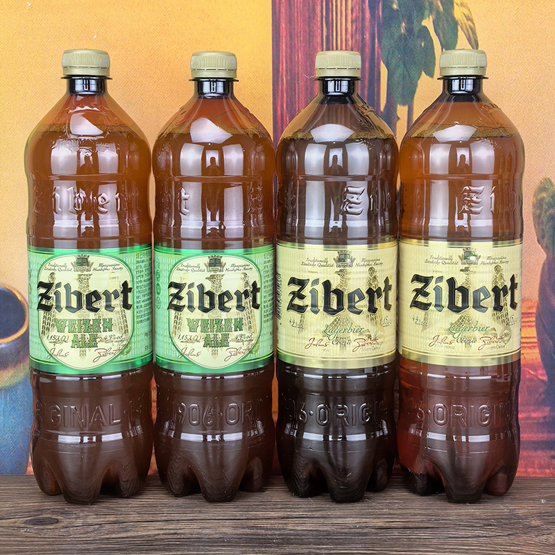 1150ml*4桶装乌克兰进口切巴特优质啤酒大麦小麦原装波罗的海大鹅