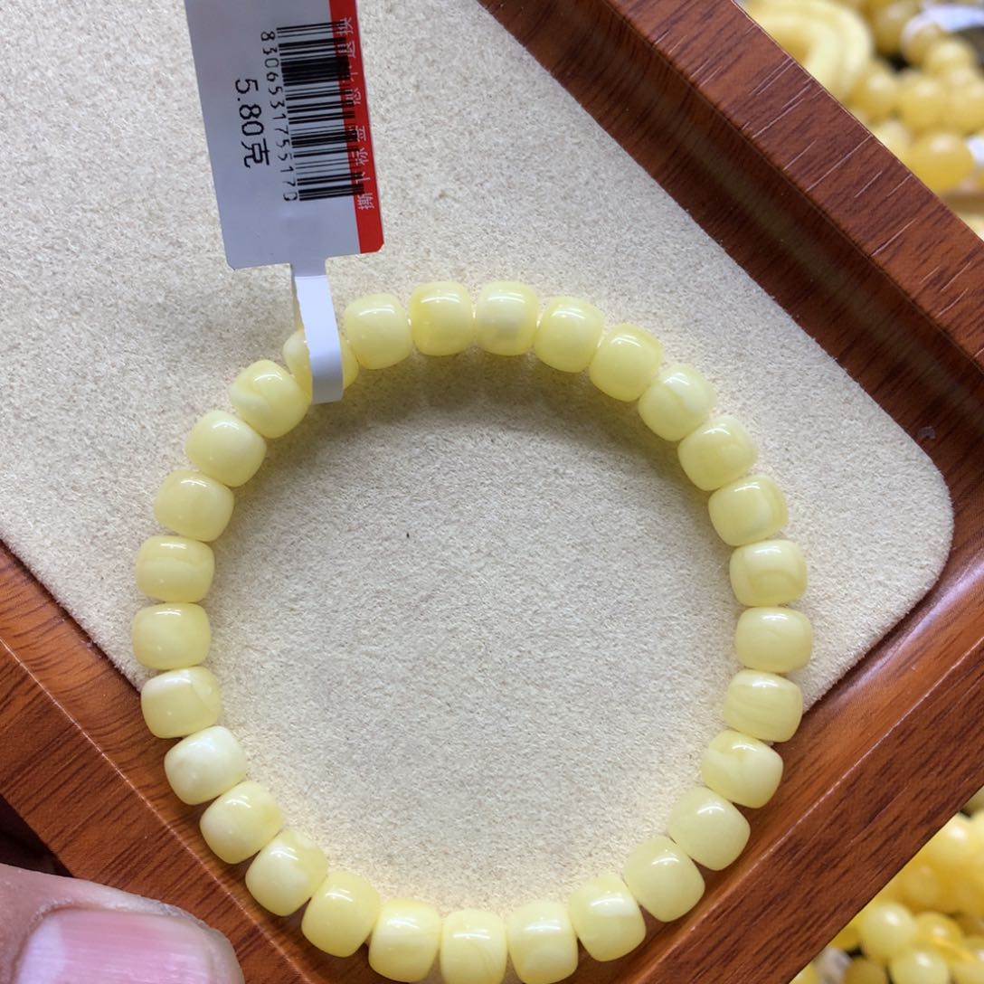 蜜蜡手链未镶嵌蜜蜡