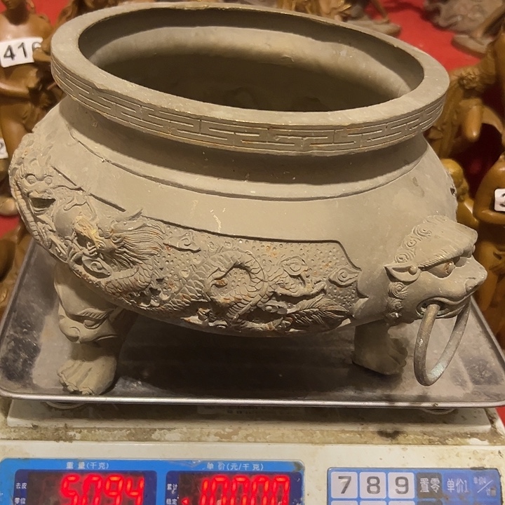 漂***去黄铜摆件，文房工艺品摆件