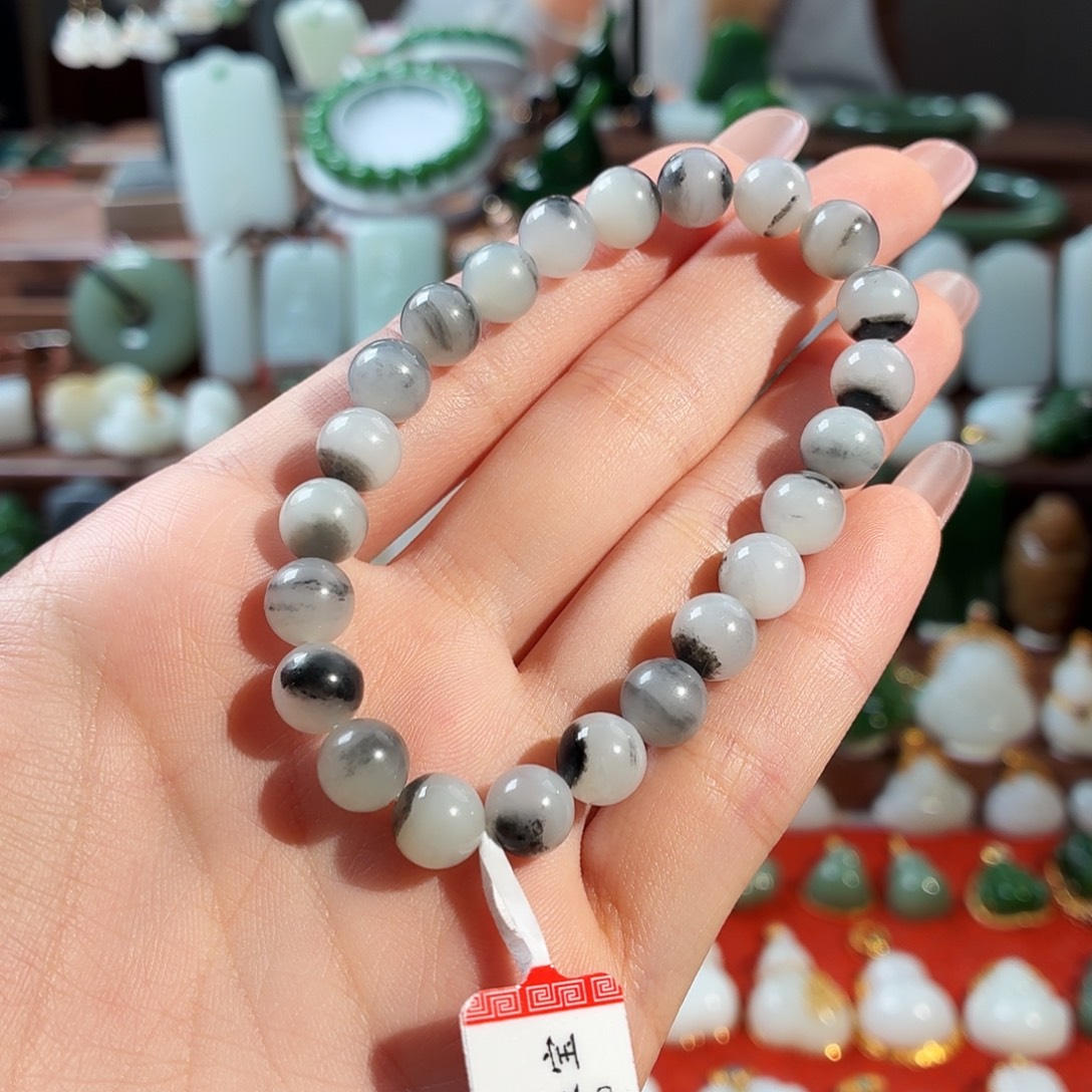 和田玉未镶嵌手串T