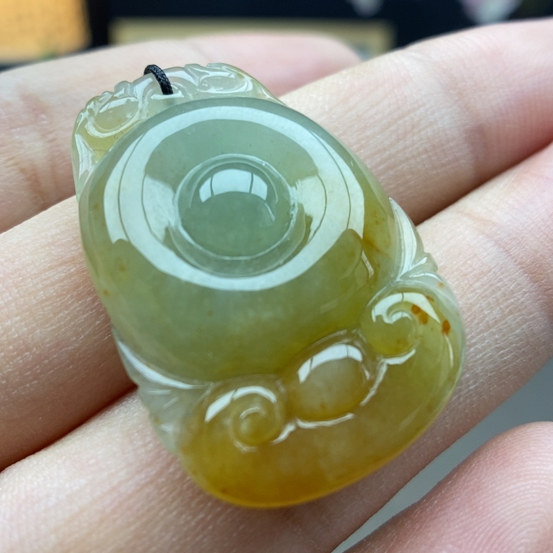 翡翠未镶嵌颈饰吊坠143