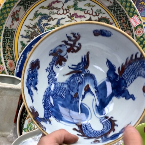 瓷片瓷器摆件瓷器摆件