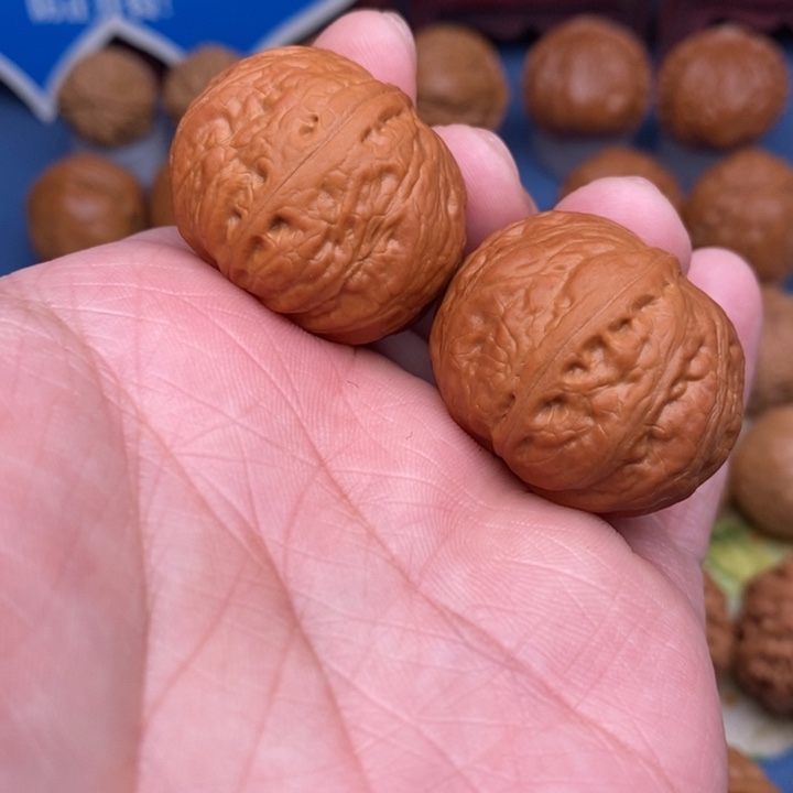 文玩核桃把件元宝墩