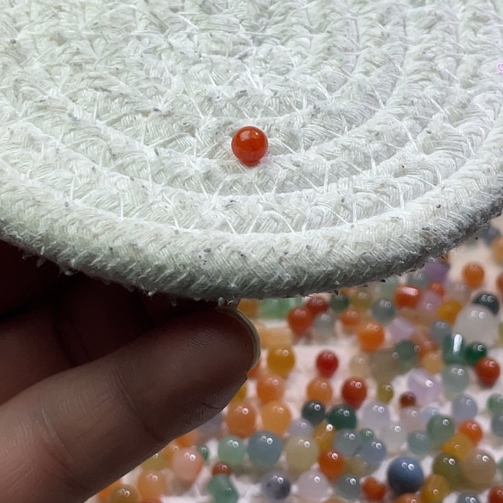 翡翠散珠未镶嵌定制翡翠卡5.4