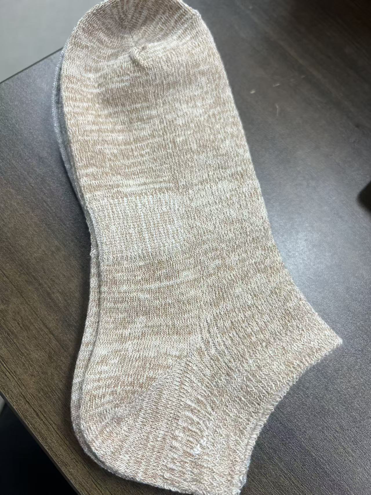汉麻原麻色短筒袜子（拍一发6）WZ0011