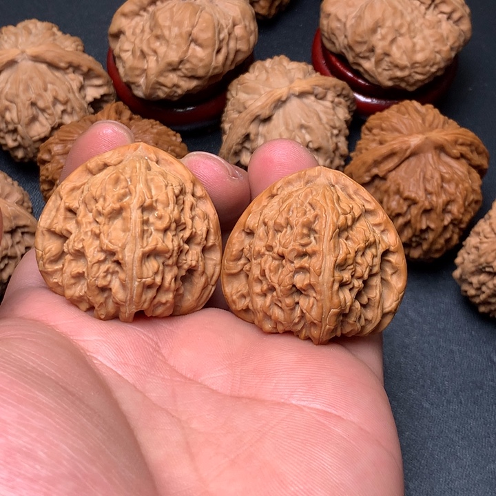 把件文玩核桃38白狮子1167