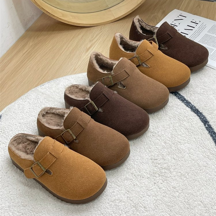 XGXC秋冬保暖一脚蹬勃肯女鞋加绒鞋-XG7817/XG7818