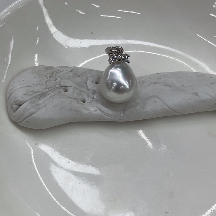 颈饰银S925镶嵌海水珍珠10-11