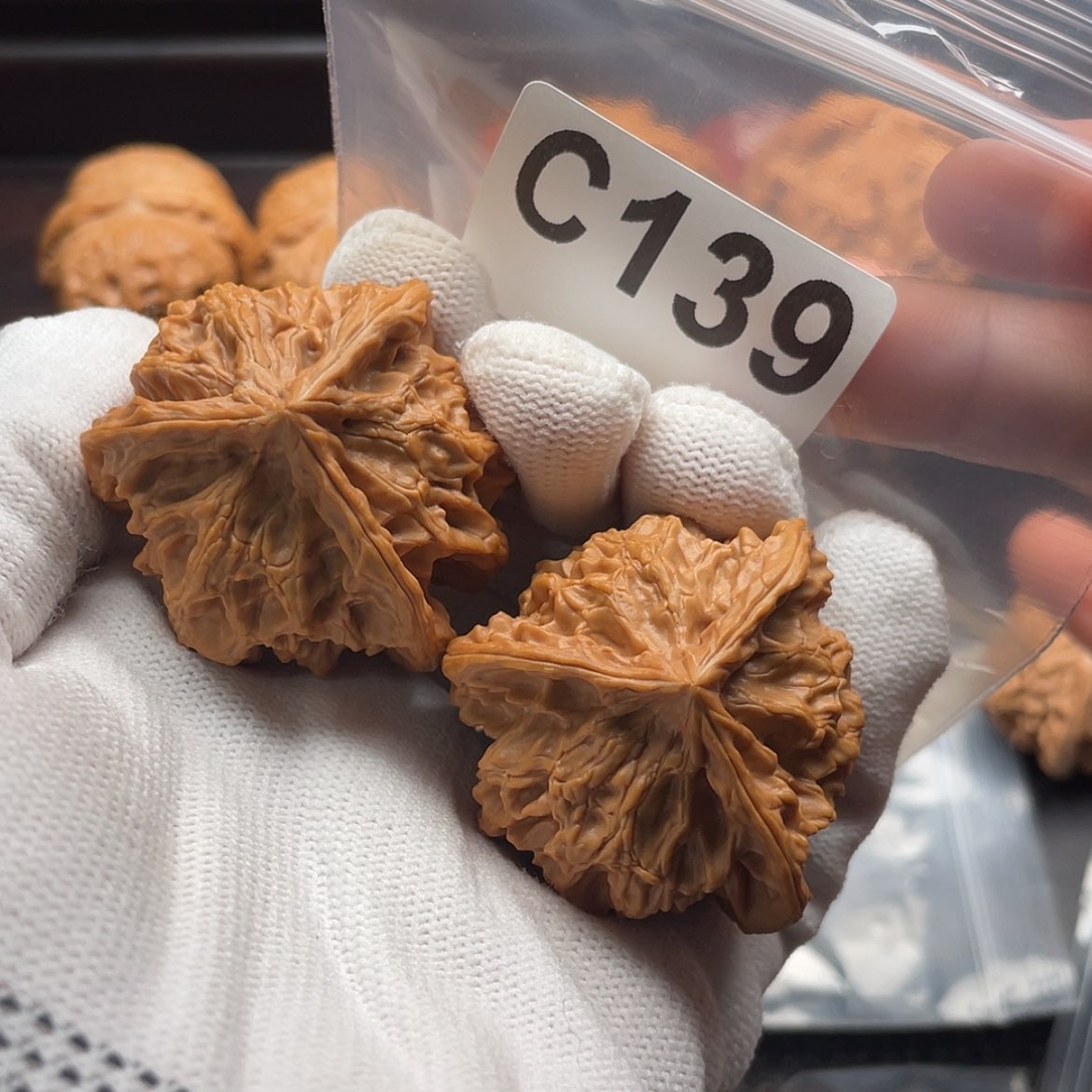 【闪购商品】文玩核桃吊坠ㅤ***ㅤC139三棱41