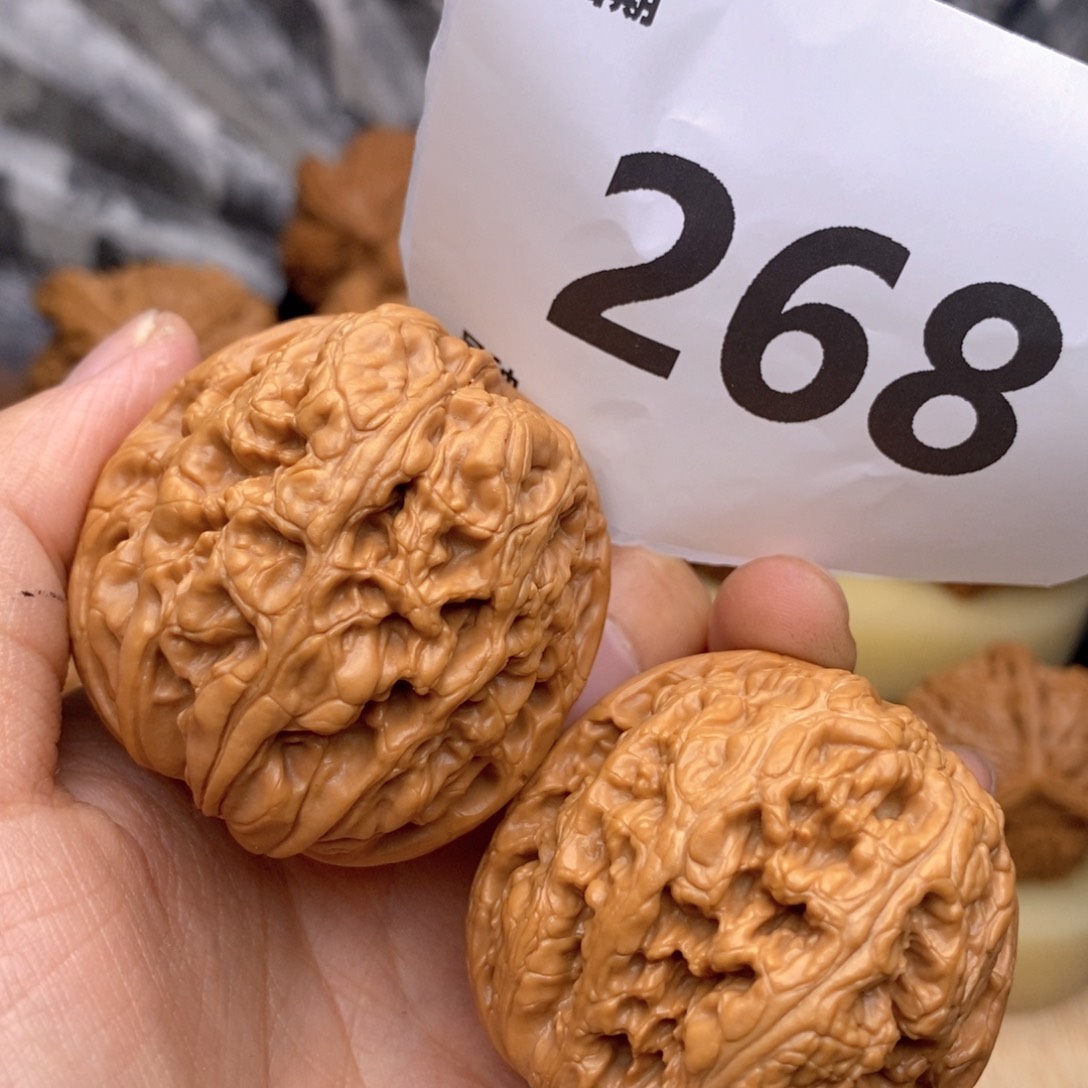 文玩核桃把件268号43-45～～32将军榜