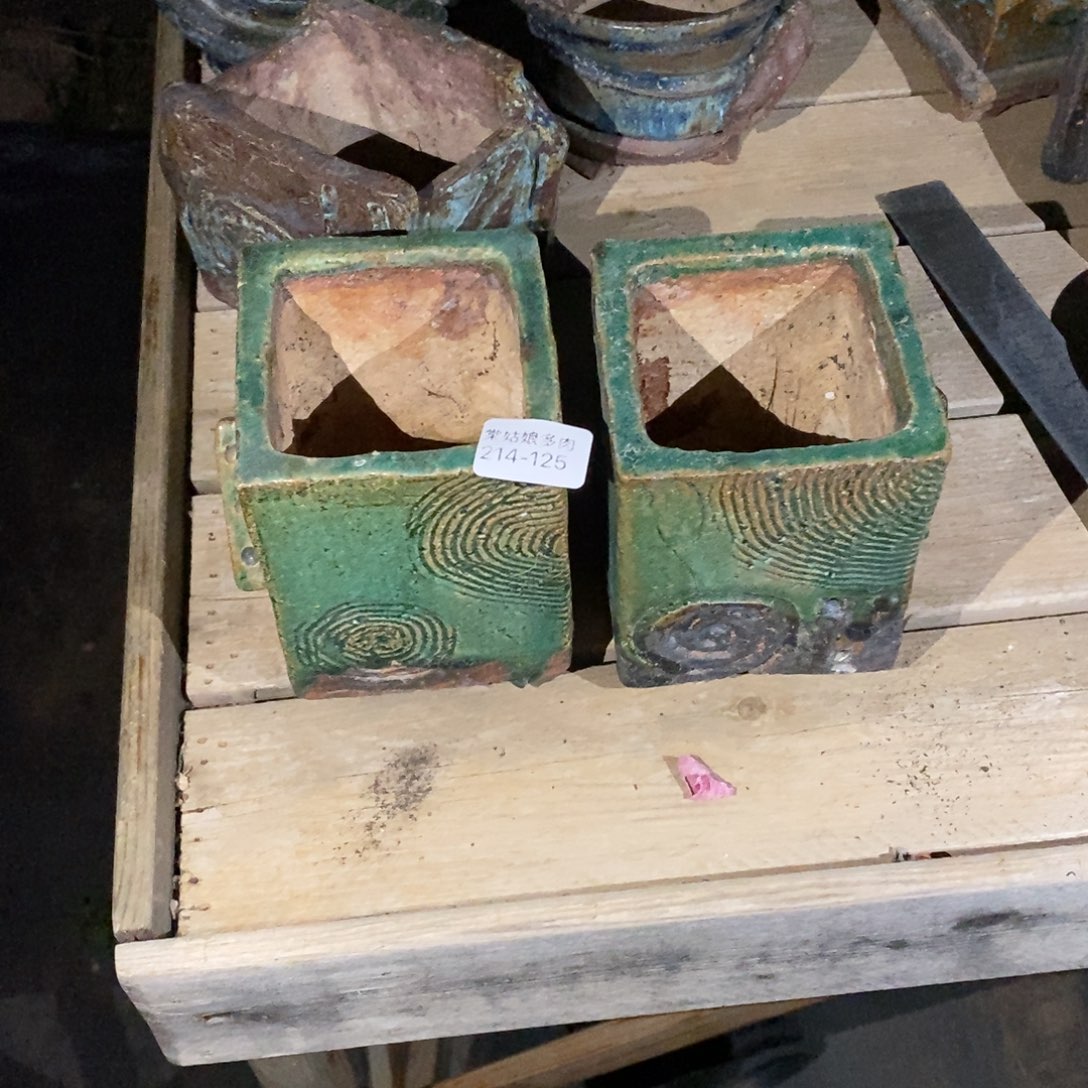 红陶༻****༺125号两个多肉盆组合