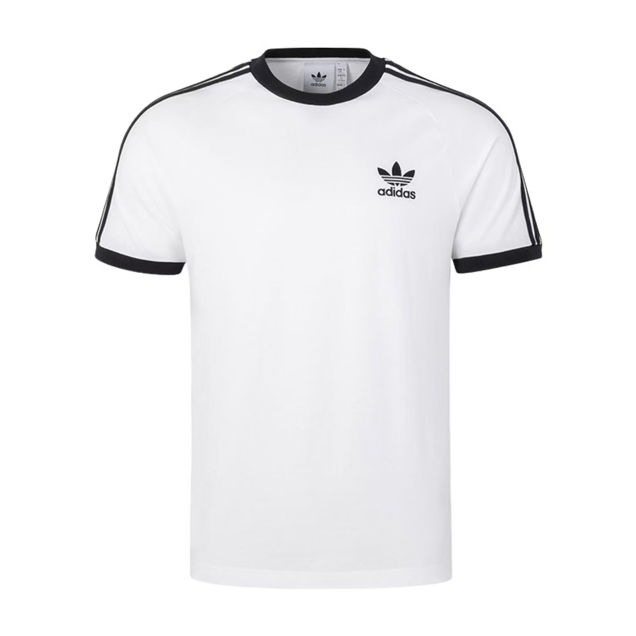 阿迪达斯【未来城AD】男子三叶草白色运动时尚百搭款短袖 KB2460