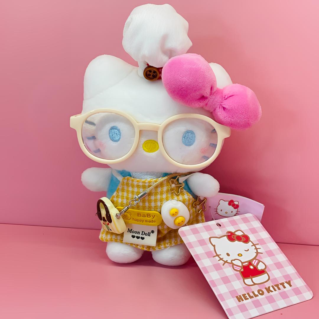 【热卖款】正版HelloKitty蛋黄厨师kt包挂件diy玩偶生日礼物