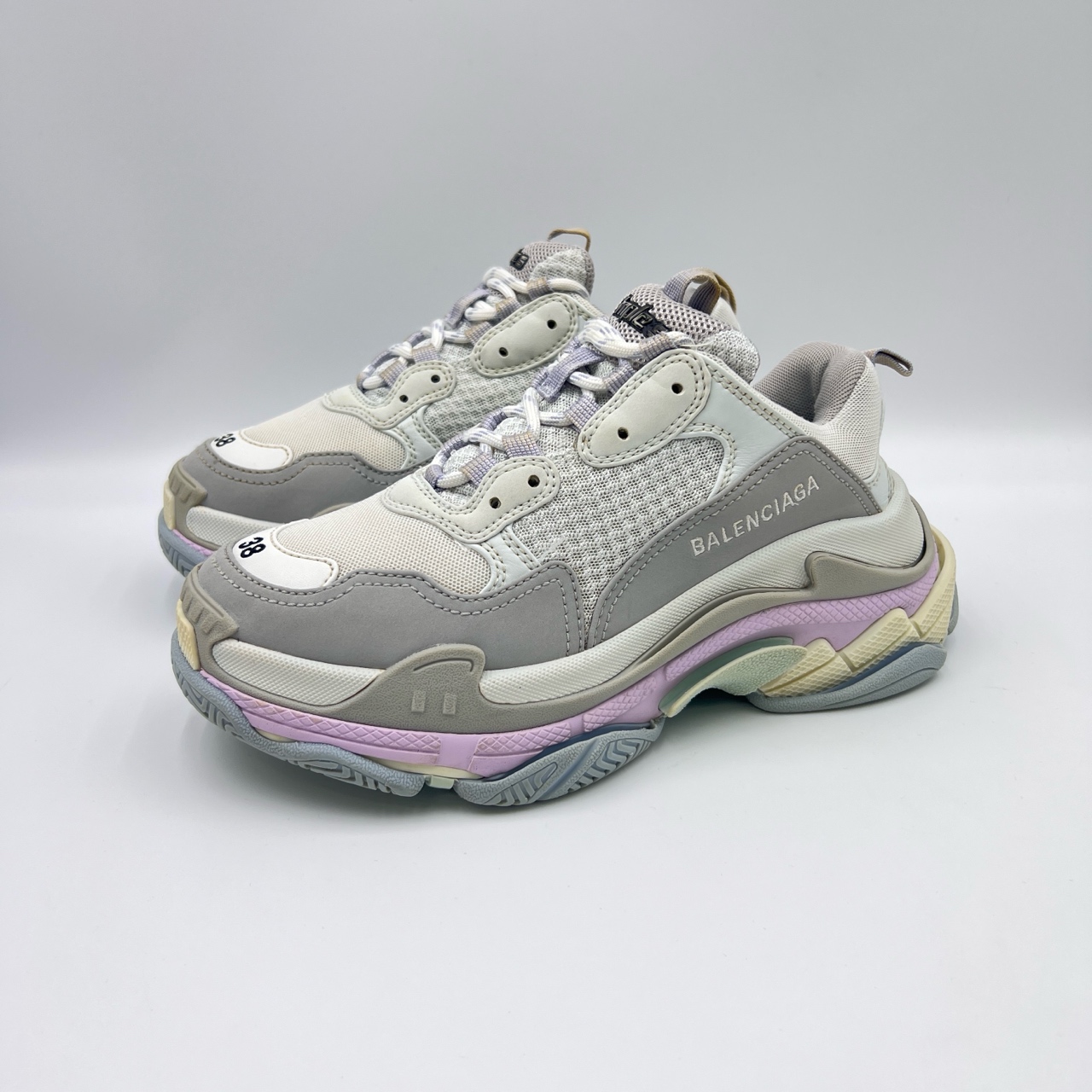 95新 Balenciaga/巴黎世家 38码/厚底老爹鞋/9971135