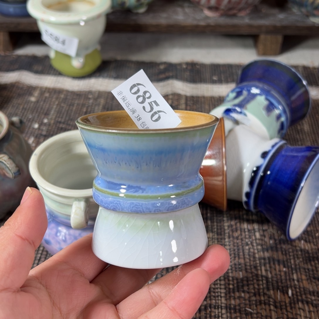 陶瓷景德镇手工花盆