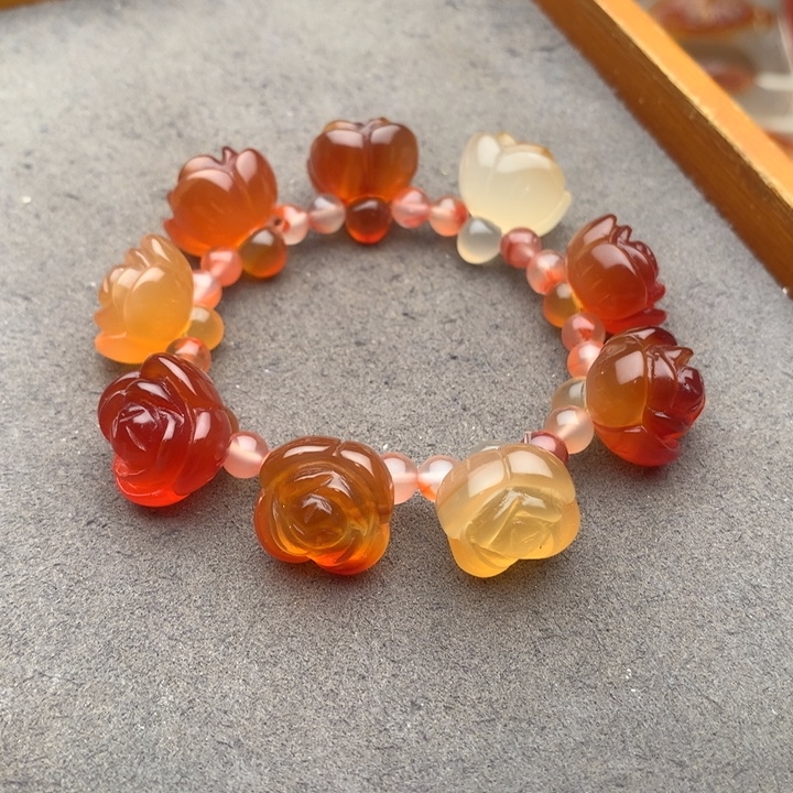 玛瑙/玉髓未镶嵌手串