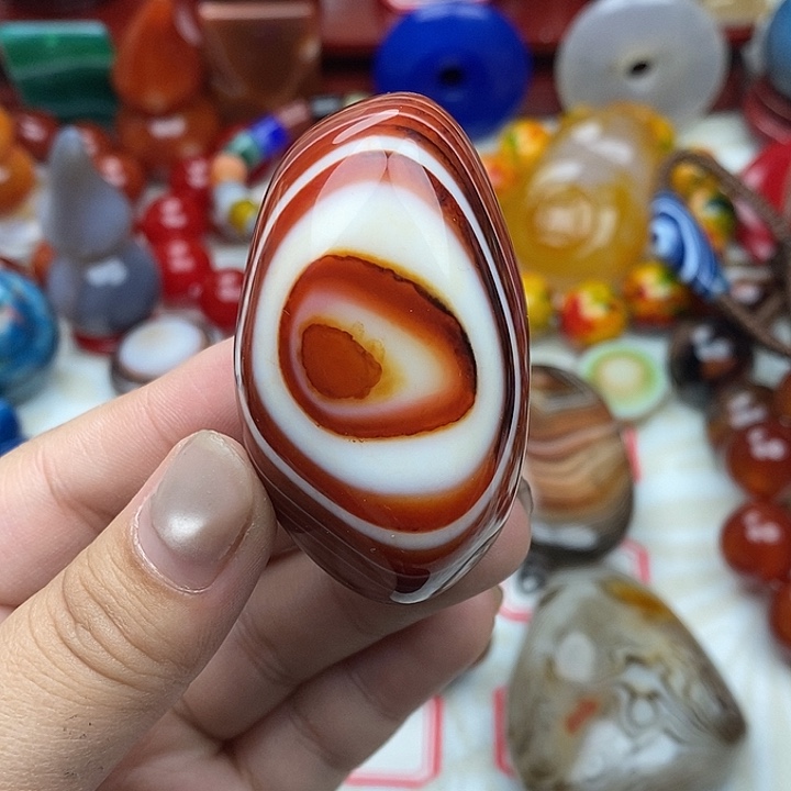 玛瑙/玉髓合金颈饰