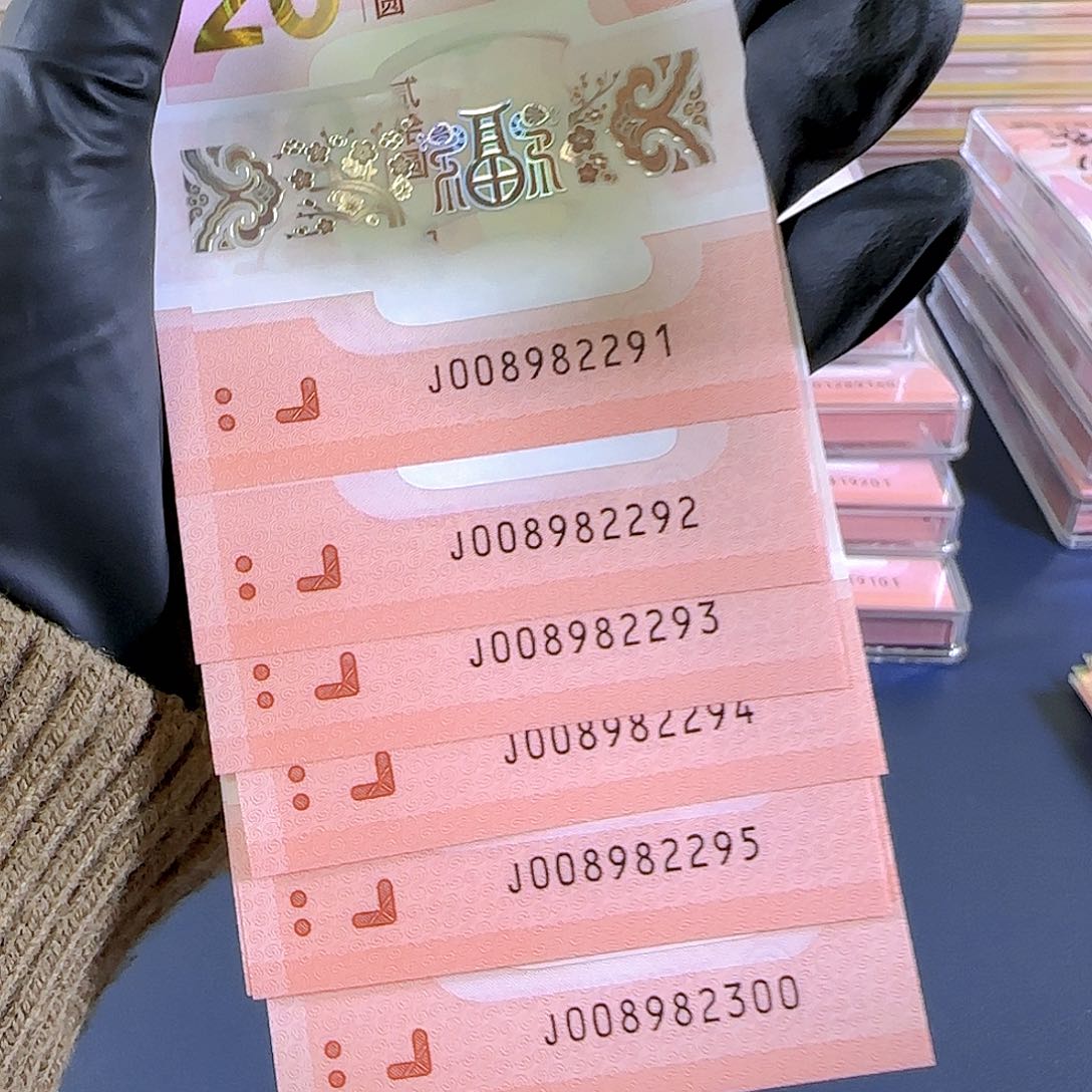 塑料生肖蛇十连号朦胧标十