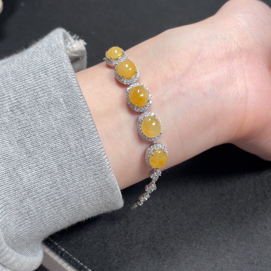 翡翠戒指银S925镶嵌4286