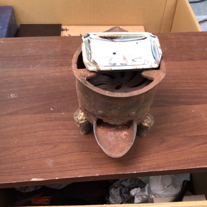 陶瓷孤品单件车里拍