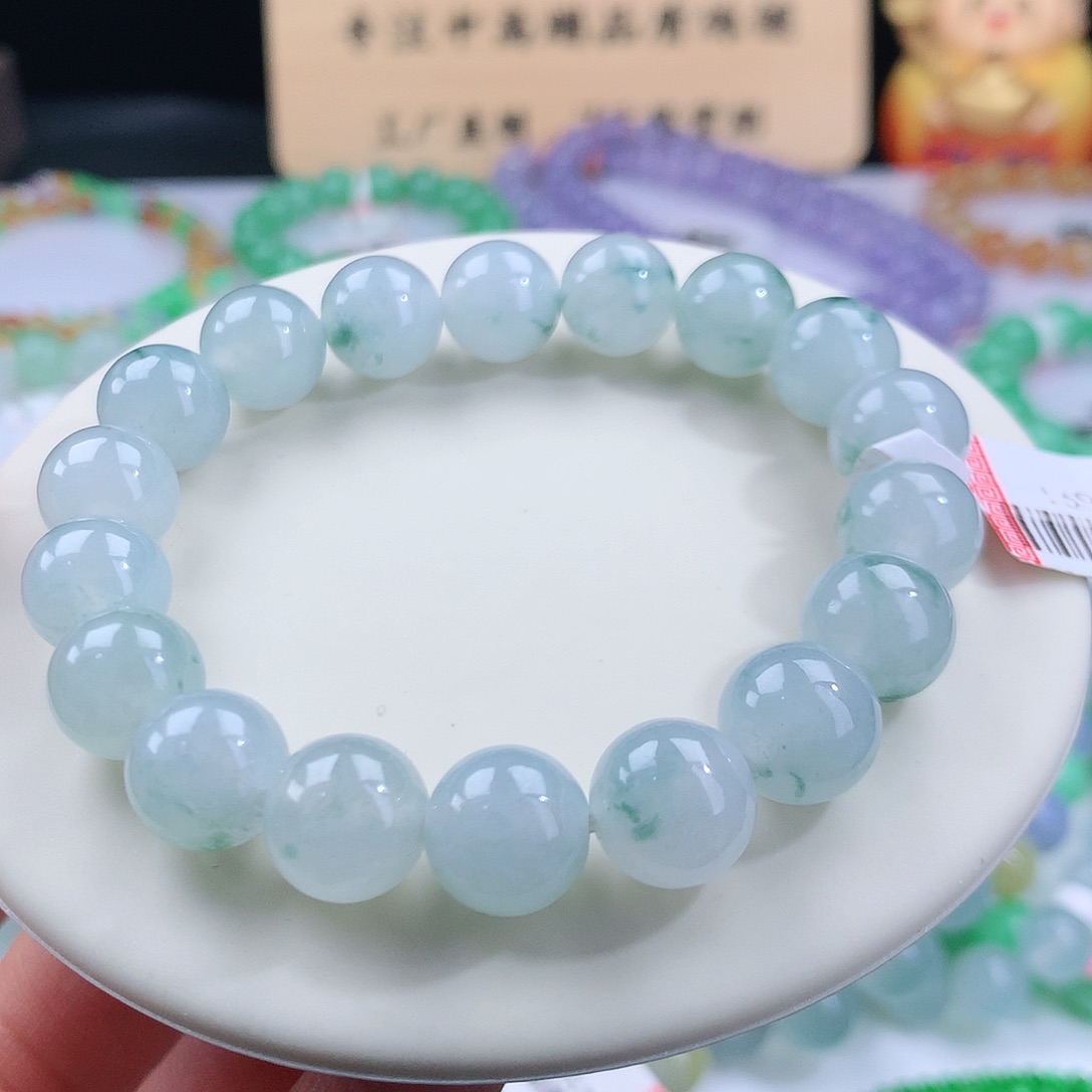 翡翠手链未镶嵌卡10
