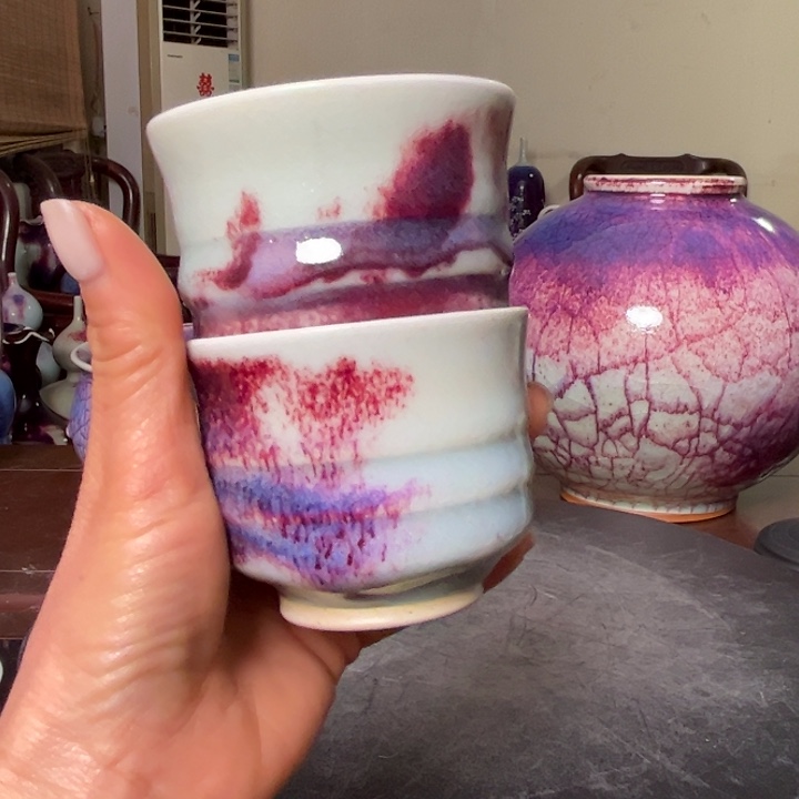 瓷片牛家钧窑牛自恒老师钧瓷